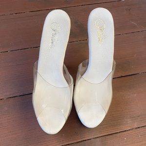 Pleaser 5 inch heels good condition. Like new.